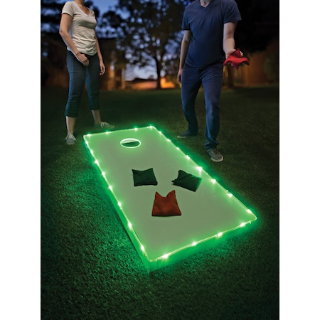 Brightz Ltd Brightz Toss Brightz Green LED Cornhole Light Kit ABS Plastics 1 pk A5427